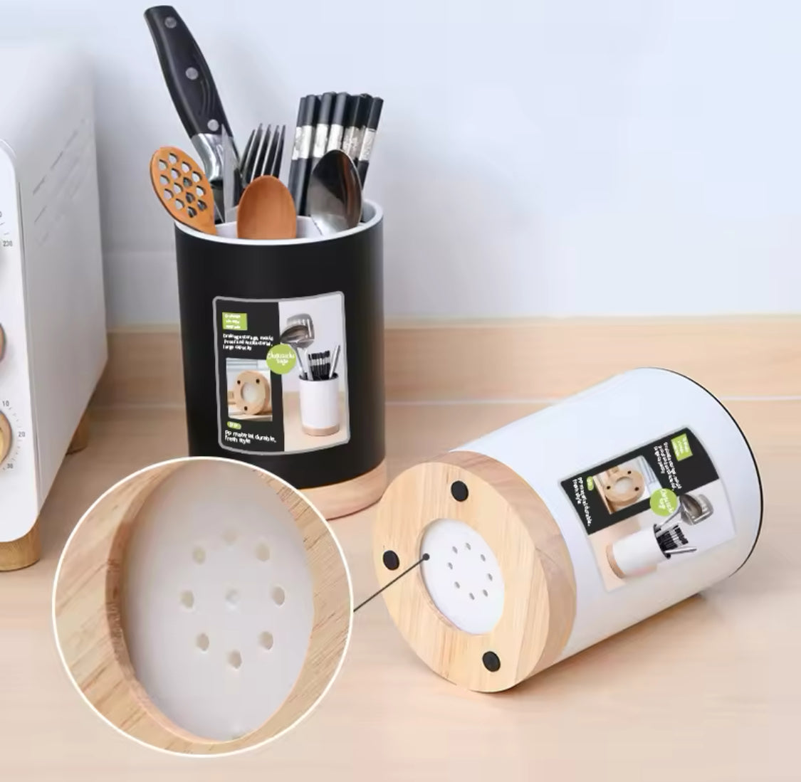 Nordic Removable Draining Chopstick Holder, Kitchen Utensil Bucket, Plastic Chopstick Spoon Storage Rack Nordic Removable Draining Chopstick Holder, Kitchen Utensil Bucket, Plastic Chopstick Spoon Storage Rack